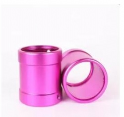 Led Flashlight CNC Precision Turned Components , Anodized Aluminum Parts Torch Shell